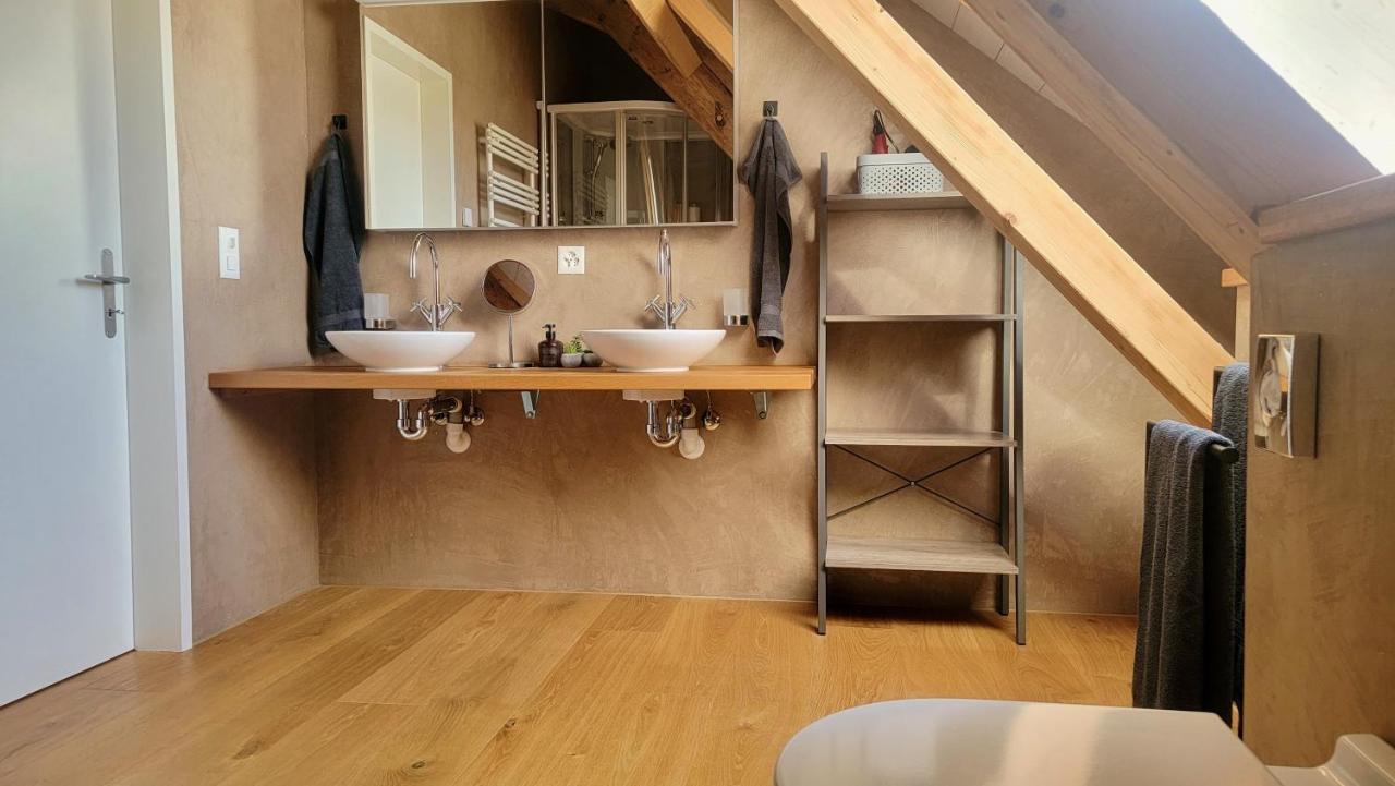 Niesen Loft Apartment Spiez Exterior foto