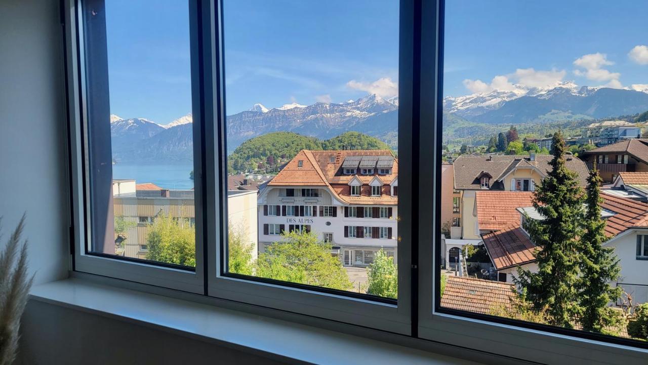 Niesen Loft Apartment Spiez Exterior foto